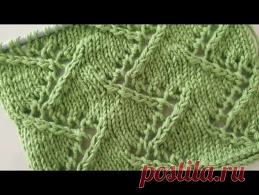 ajurlu zigzag yollar Easy Crochet Knitting
