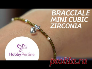 Come Realizzare Un Braccialetto Mini Cubic Zirconia | TUTORIAL- HobbyPerline.com