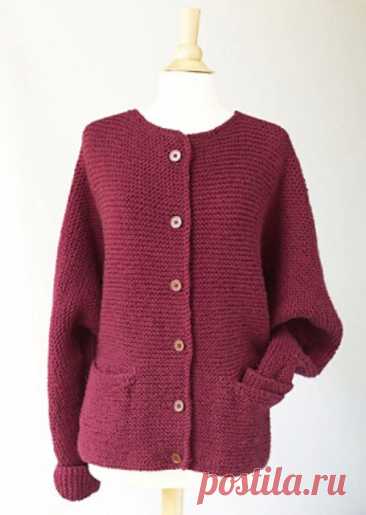 КАРДИГАН OH-SO-SIMPLE CARDIGAN BY LION BRAND YARN