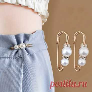 Faux Pearl Pants Waist Pin Trousers Waist Pin Waist - Temu Moldova