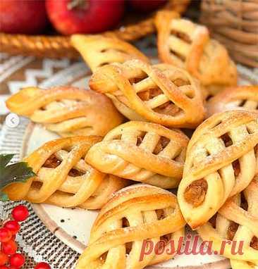 Пирожки с яблоками из творожного теста: фото рецепт, ингредиенты, приготовление