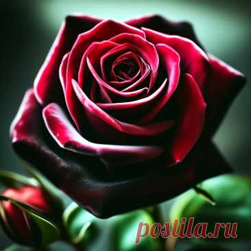 БАРХАТНАЯ РОЗА (нейросеть Шедеврум).