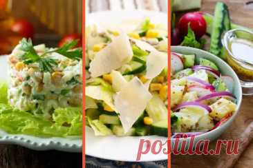 Три рецепта салатов со свежими огурцами, которые можно приготовить и в будни, и в праздники - Будет вкусно - 27 апреля - Медиаплатформа МирТесен