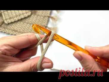 👌 Самые простые лайфхаки вязания крючком для новичков при вязании ковра
