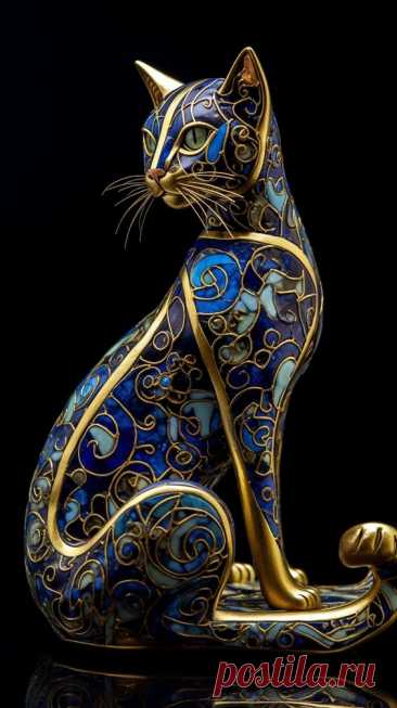 Cloisonne Cat