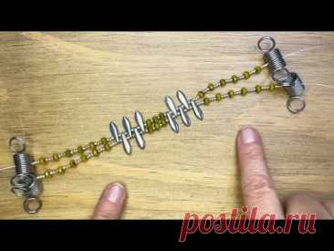 How to Make a Dramatic Double Strand Dagger Bracelet by Deb Floros
