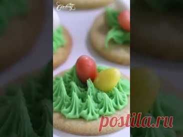 Sugar Cookie Nests #shorts #eastercookies #easter