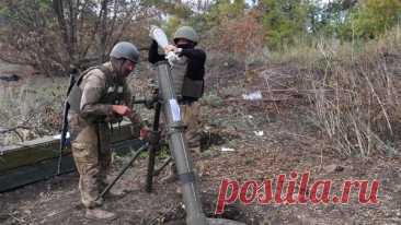 В Запорожской области минометчики уничтожили опорный пункт ВСУ