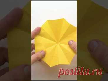 How To Make Easy Paper Umbrella. Origami Umbrella