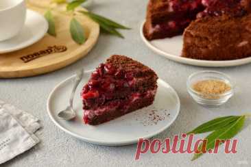Постный вишневый торт - пошаговый рецепт с фото на Повар.ру