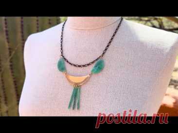 How to Make the Zola Statement Necklace by Deb Floros