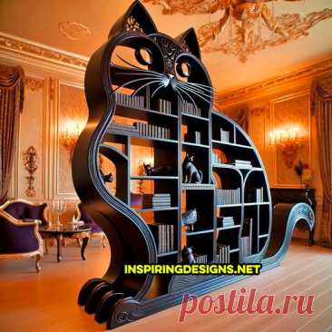 These Giant Cat Shaped Bookcases Will Have You Feline Fine About Your Book Collection!