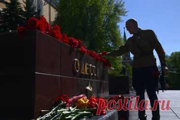В России почтили память погибших в Доме профсоюзов в Одессе