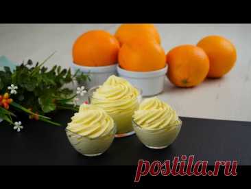 Вкусный апельсиновый крем для тортов, мороженого и капкейков | Легко и здорово