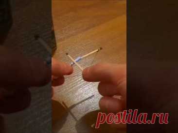 How to make a Mini Bow and Arrow from matches