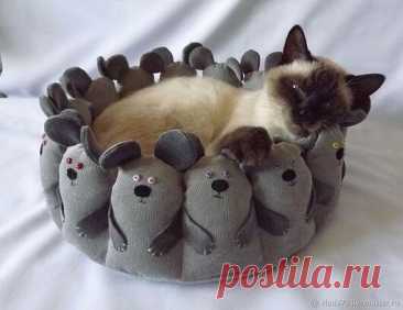 Идея лежанки для котов. Из интернета