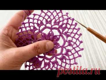 AMAZING Very Easy Beautiful Crochet Table, Coffee Table and Bedspread Motif