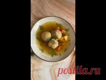 Veggie Matzah Ball Soup