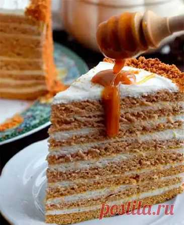 Вкусный торт медовик: фото рецепт, пошаговый, приготовление
