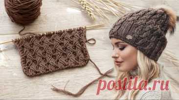 ЭКСКЛЮЗИВ! 🔥 Резинка с втянутыми петлями спицами 🍬 Rib with retracted loops knitting pattern