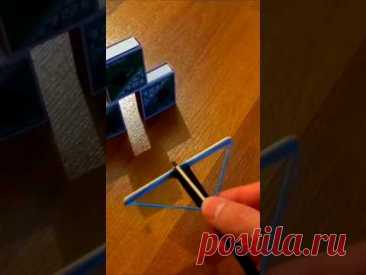 How to Make a Cool Mini Crossbow at home