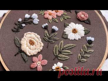 "The Awakening of flora" pattern/ embroidery for beginners