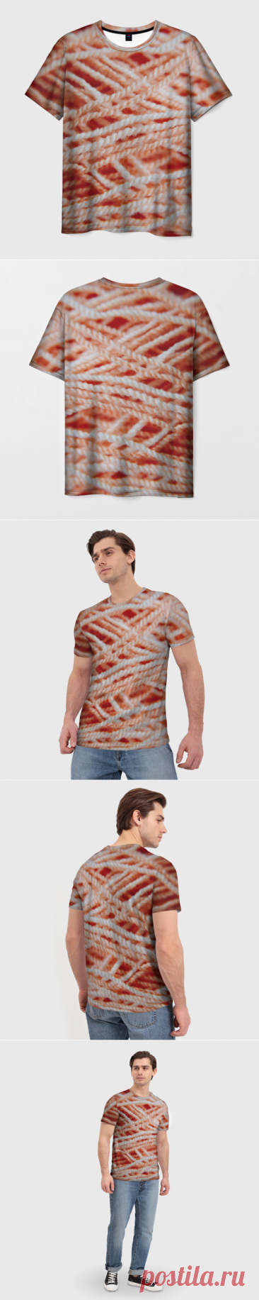 Мужская футболка 3D Нити - макро фото - купить по цене 1330 руб в интернет-магазине Всемайки, арт 3652185