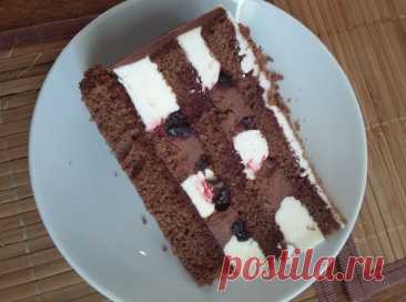 Рецепт торта &quot;Смородина в шоколаде&quot; с фото пошагово на Вкусном Блоге