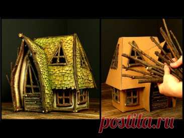 ❣DIY Cardboard Fairy House Using Twigs❣