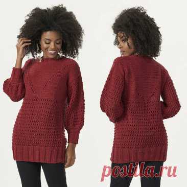 Вяжем тёплые платья-свитеры на осень. 10 вариантов спицами | Вязание с Paradosik_Handmade | Дзен