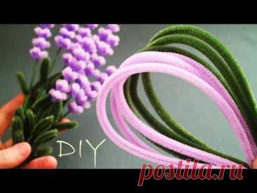 A UNIQUE SIMPLE WAY to make lavender from pipe cleaners