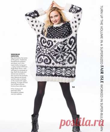 Зимние свитера, джемпера и кардиганы от журнала «Vogue Knitting» | Сундучок с подарками | Дзен