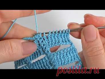 Beautiful! Unique STITCH PATTERN/3 Variations in Video Tutorial/Super Crochet Stitch-How to Crochet