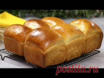 Японский Молочный Хлеб «ХОККАЙДО» — Самый лёгкий, пушистый и очень нежный хлеб!