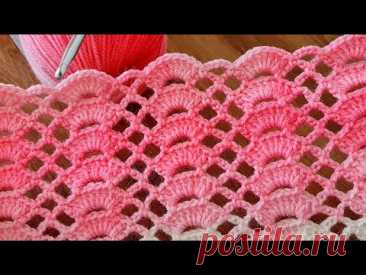 This Crochet Pattern is absolutely amazing! Unique Crochet Stitch blanket model