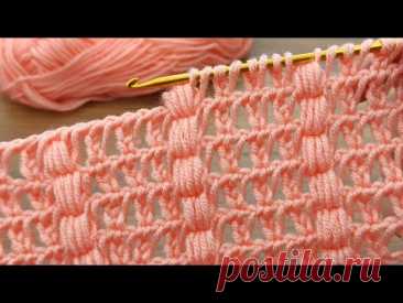 Fabulous💯💯👏👏 very easy practice Tunisian crochet cottage for beginners model exposition / Tunisian