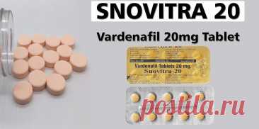 Snovitra 20 is a medication used to treat erectile dysfunction in men. It contains vardenafil, which helps increase blood flow to the penis, facilitating erections during sexual stimulation. This medication typically takes effect within 30 to 60 minutes and can last for up to 4 to 6 hours. It's important to follow your doctor's instructions for safe and effective use. Potential side effects should be discussed with your healthcare provider before starting Snovitra 20.