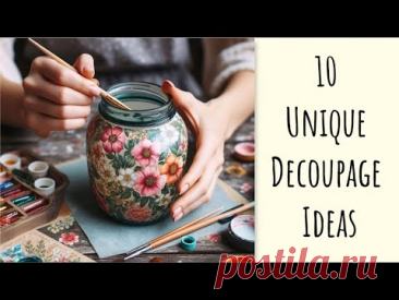 10 уникальных идей декупажа, которые захочет воплотить каждый