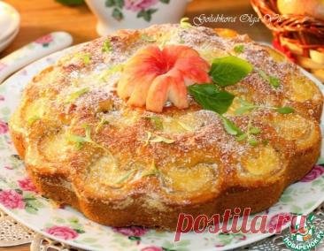 Пирог на кефире с персиками – кулинарный рецепт