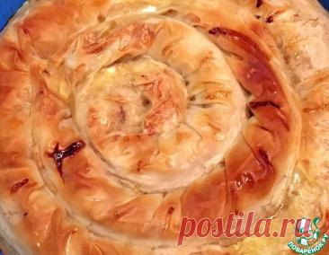 Легкий пирог "Улитка" с капустой – кулинарный рецепт