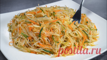 Салат с фунчозой «Хэйхэ»