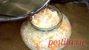 Самая вкусная ХРУСТЯЩАЯ МАРИНОВАННАЯ КАПУСТА! Попробуйте! МАМИН РЕЦЕПТ КАПУСТЫ