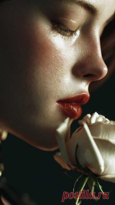 Роскошная чувственность розы и женщины. Нейронная сеть Midjourney - Midjourney примеры промтов - Форум ИИ о нейросетях - Yes Ai