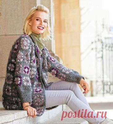 GRANDMA SQUARES JACKET FREE PATTERN