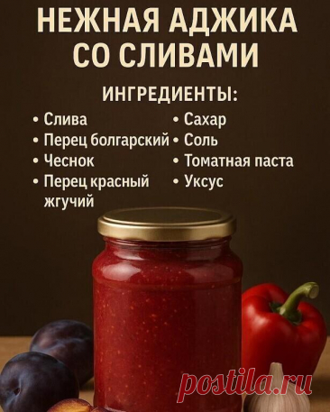 ТОП-5 самых вкусных аджик  Пренепременнейше попробуйте эту вкуснейшую аджику!