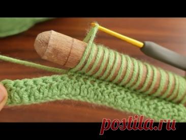 Интересный способ вязания крючком