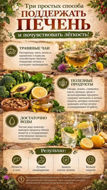 Три способа поддержать печень