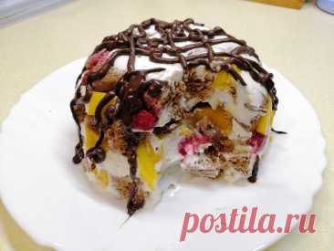 ПП тортик панчо без духовки | Рецепты ПП - худеем вкусно! | Дзен