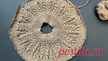🌾Пленяющий узор_ Тайны вязания кокетки в ритме колоска🧶✨ Secrets of Knitting a Yoke - Easy and Nice