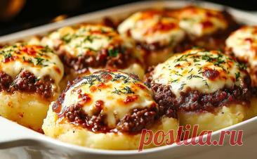 Жарим фарш на нежном пюре: картофельные гнезда сочнее мяса по-французски